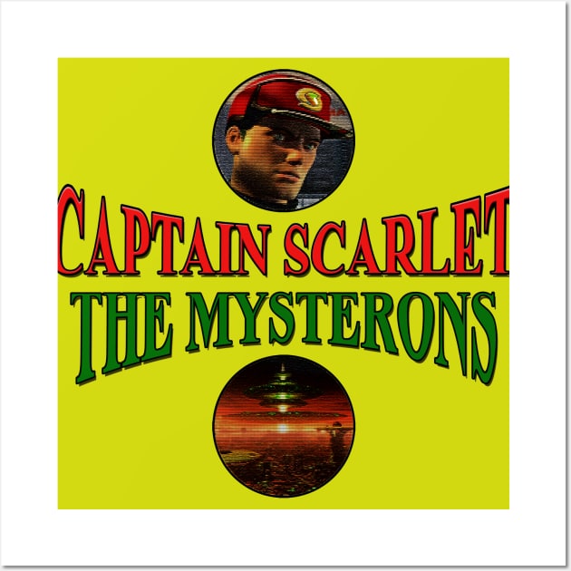 Captain Scarlet & The Mysterons Wall Art by The Black Panther